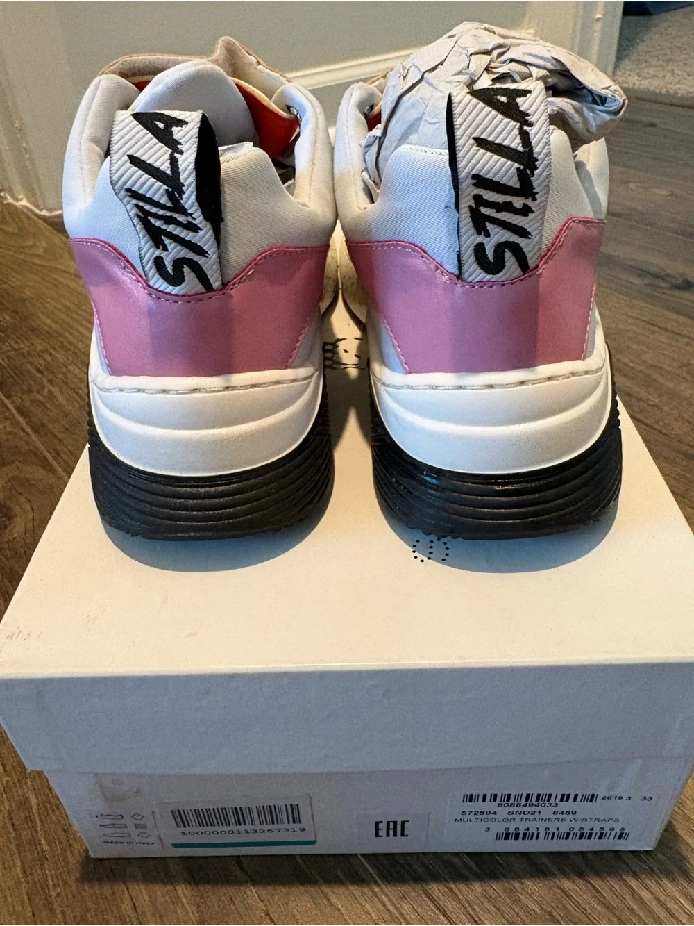 Stella McCartney Kids Colorblock Sneakers - Yellow, Mint & Red-Orange